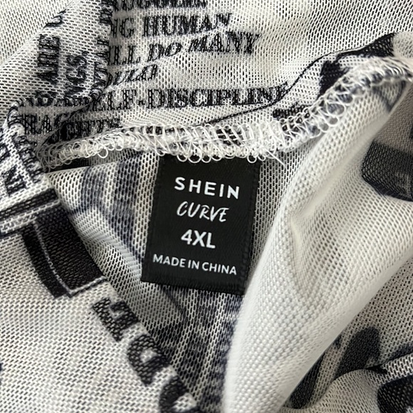 NEW SHEIN MESH TOP - Picture 2 of 3